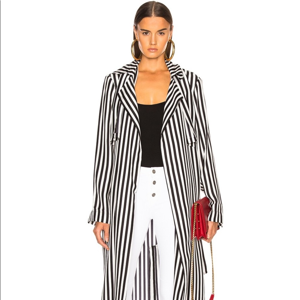 RTA “KARINA” 100% SILK DUSTER TRENCH COAT, SZ XS